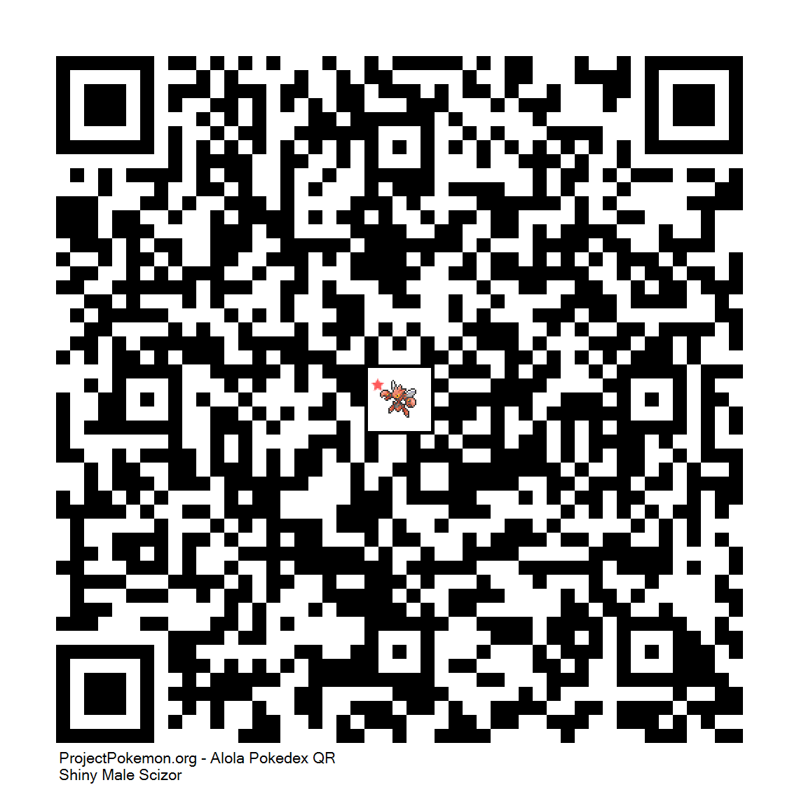 Cdigo QR de Scizor variocolor